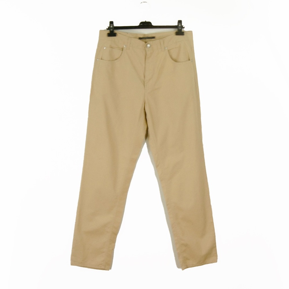NWT Deadstock Vintage Valentino Jeans Light Kahki Tan Trouser Pants Mens
